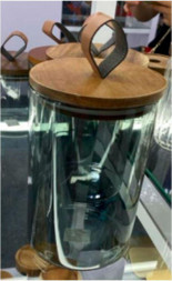 LEONORD Банка для сыпучих продуктов, ALBERO DI MARMO, 600 мл (108283)