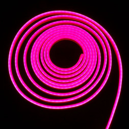 Светодиодная лента UNIEL (UL-00009089) ULS-N01-2835-120LED/m-6mm-IP67-DC12V-9W/m-5M-PURPLE блистер