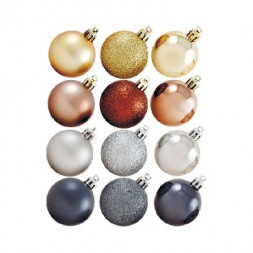 Шары и украшения ВОЛШЕБНАЯ СТРАНА Шары Пастель 4 см 12 шт/уп 001286