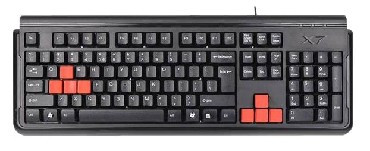 Клавиатура A4TECH G-300 PS/2 черный игровая