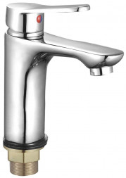 Смеситель для умывальника АНТЕЙ 107026-ANT Айсберг d35 Смеситель д/умывальника шар. креп.гайка