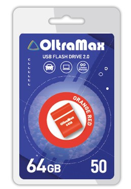 флэш-накопитель OLTRAMAX OM-64GB-50-Orange Red 2.0