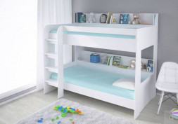 Кровать POLINI Кровать 2-х ярусная Polini kids Simple 5000, белый (6кор)