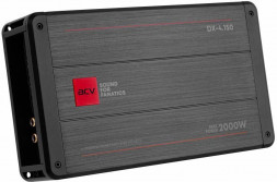 Автоусилитель ACV DX-4.150 V4 4*150Вт/4-3-2 канал/4-2 Ом/HPF/LPF/BP/BassBoost/High Input/D class ACV DX-4.150 V4 4*150Вт/4-3-2 канал/4-2 Ом/HPF/LPF/BP/BassBoost/High Input/D class