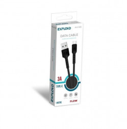 Кабель EXPLOYD EX-K-1263 Дата-кабель USB - TYPE-C 1М чёрный