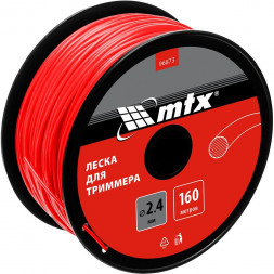 MTX Леска для триммера круглая 2,4 мм х 160 м, на катушке 96873
