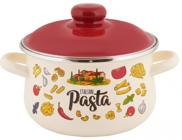 Кастрюля APPETITE 1с45я Pasta ITALIAN эмал конич 2,0л