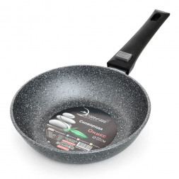 Сковорода ЭСТЕТ ЭТ-70413 Сковорода &quot;Оникс&quot; со съемной ручкой 22см
