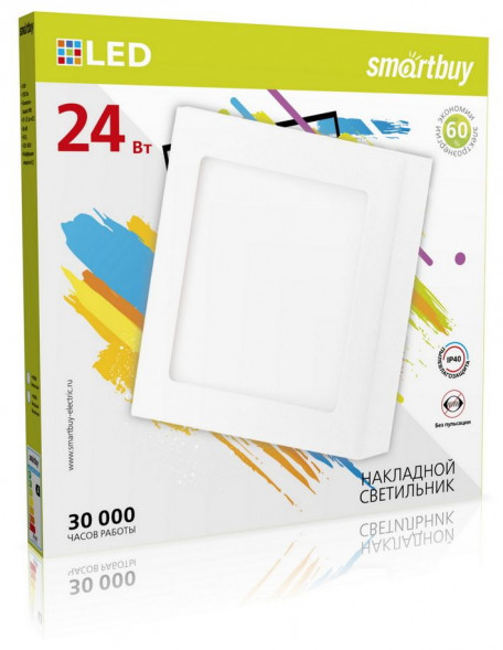 Светильник SMARTBUY (SBL-SqSDL-24-4K) 24w/4000K