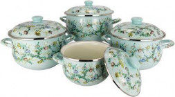 Набор кастрюль VELLEZZA VZ-1001BL