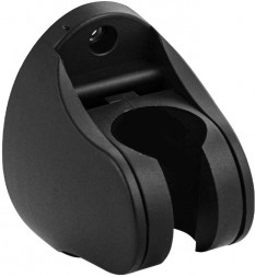 Кронштейн для душевой лейки САНАКС 1020 Кронштейн для душевой лейки, пластиковый, поворотный, цвет ЧЕРНЫЙ