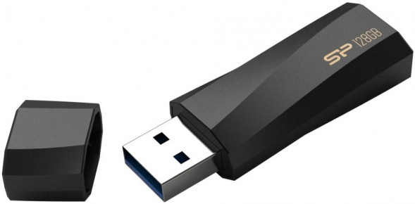 SILICON POWER Флеш-накопитель Blaze - B07 SP128GBUF3B07V1K USB 3.2 Gen 1 128B Black, anti bacterial