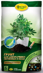 Торфяная продукция ФАСКО Грунт Цветочное счастье декоративно-лиственные 5л