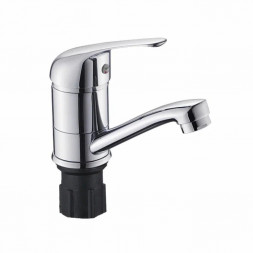 Смеситель для кухни АНТЕЙ 457021 Альфа Смеситель д/кухни шар. с коротким изливом креп.гайка d40