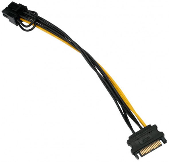 Кабель питания SATA CABLEXPERT (21097) CC-PCIE-SATA-20CM