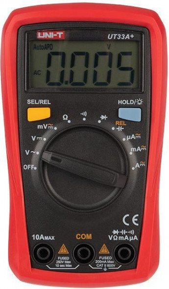 Мультиметр UNI-T (13-0055) Портативный мультиметр UT33A+