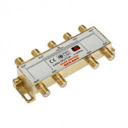 Делитель REXANT ДЕЛИТЕЛЬ ТВ Х 8 + 9ШТ. F &quot;BOX&quot; 5-1000 МГЦ &quot;GOLD&quot; 05-6105-1