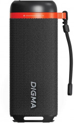 DIGMA Колонка портативная D-PS1521, 16Вт, черный [ps1521b]