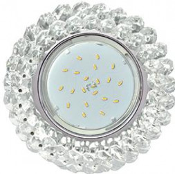 светильники ECOLA FW53RYECB GX53 Прозрачный /Хром