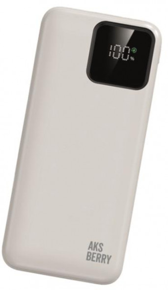 Внешний АКБ AKSBERRY (6900286030019) E200 Boosti быстрая зарядка PD22.5W/QC22.5W с дисплеем 20000 mAh, белый