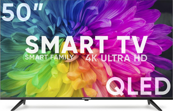 LED телевизор SOUNDMAX SM-QLED50T21SU UHD SMART