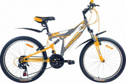 Велосипед PIONEER EXTREME 24&quot;/15&quot; gray-orange-white