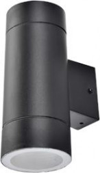 Светильник накладной влагозащищенный ECOLA FB53C2ECH GX53 LED 8013A 2*GX53 черный