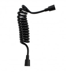 Шланг для биде САНАКС 3787 Шланг для биде пружинный 1/2, 25-150 см чёрный