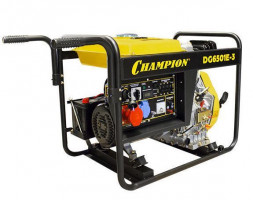 Генератор CHAMPION DG6501E-3 Дизельный генератор