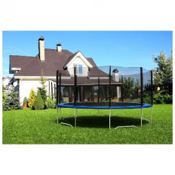 Спортивный инвентарь ЭКОС BT12-3 батут 12" с сеткoй и лесенкой (010349) (1 кор.) +Подарок Маски 50шт