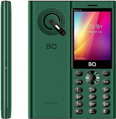 Телефон мобильный BQ 2832 Barrel XL Green/Black