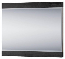 Модульная мебель АНРЭКС JAGGER Зеркало навесное цвет Дуб монастырский /черный (1 уп.)