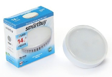 Лампа светодиодная SMARTBUY (SBL-GX-14W-4K) 14W/4000K/GX53