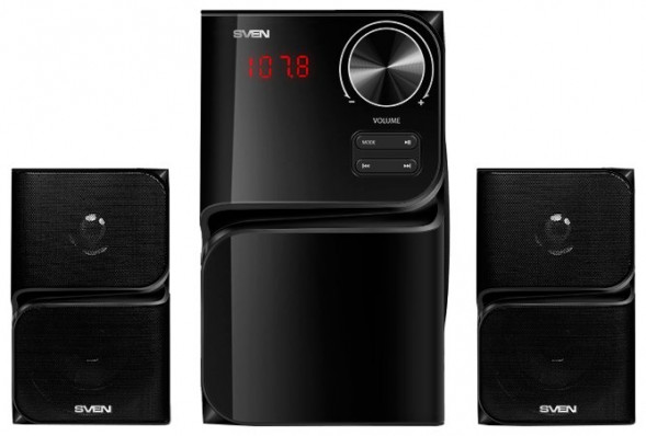 Комплект 2.1 SVEN MS-305 черный