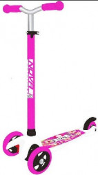 Самокат NOVATRACK 120H.DISCOKIDS.SWPN20 Кикборд розовый 141012
