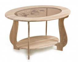 Журнальный стол БИТЕЛ СТОЛИК ЖУРНАЛЬНЫЙ №25 (ДУБ СОНОМА, Р-2)