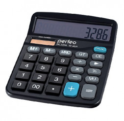 Калькулятор PERFEO (PF-3286) бухгалтерский 12-разр., GT, черный