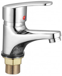 Смеситель для умывальника АНТЕЙ 107027-ANT Лига d40 Смеситель д/умывальника шар. креп.гайка