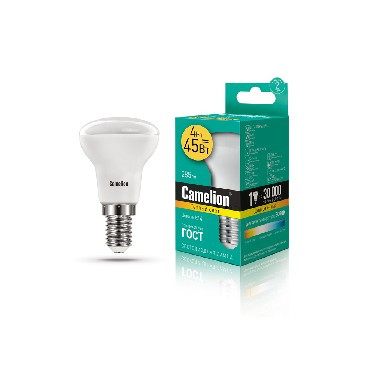 Лампа CAMELION (13353) LED4-R39/830/E14/4Вт