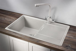 Мойка кухонная GRANULA GR-7804 БАЗАЛЬТ кварц