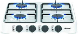 Плита газовая настольная четырехконфорочная ATLANTA ATH-1806 (white)