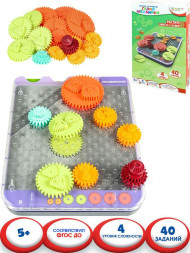 Настольные игры BRIGHT KIDS Головоломка. Серия "Веселое IQ-развитие". Гений механики (4 уровня сложности, 40 заданий) ( ИК-8712)