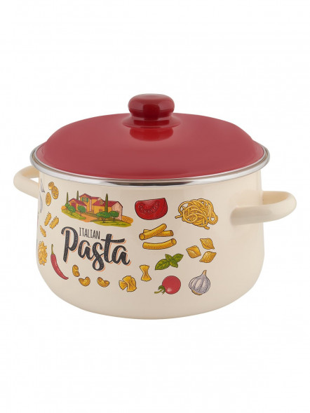 Кастрюля APPETITE 1с46я Pasta ITALIAN эмал конич 4,0л