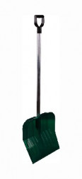 Лопата АЛЬТЕРНАТИВА М3619 д\снега из поликарб.(с черен.)(430х420)