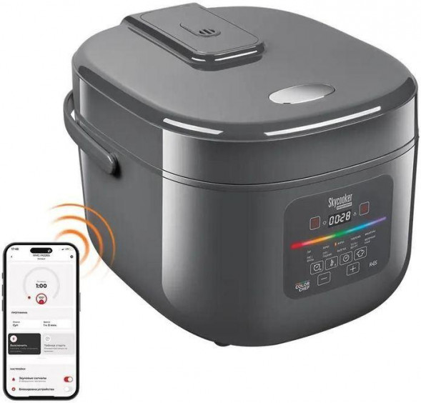 Мультиварка REDMOND MC-100S, серый