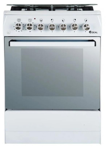 Плита газоэлектрическая IDEAL L250 ГК чуг.белый