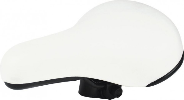 Аксессуары для велосипедов JOY KIE Седло DS-1205B 230х155mm, 380гр,белое, H000017423