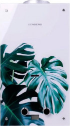 Проточный газовый водонагреватель GENBERG 210.01 ДЕКОР 10 л. Тропический лист