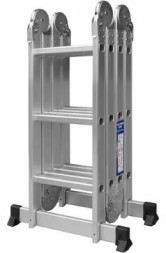 Лестница шарнирная ТЕХПРОМ 5,8 метра 4x5 ступени SW-SM405 /уп 1шт.(красный квадрат) 00-00022183