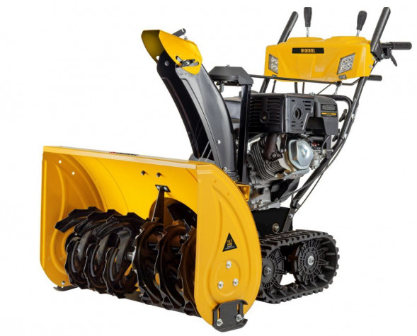 Снегоуборщик DENZEL SBL 711DT PRO, 420CC Бензиновая снегоуборочная машина гусеницы, эл.старт, блок. Дифф. 97656